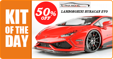 Kit of the Day: ALPHA Model AM02-0009 1/24 Lamborghini Huracan Evo