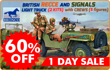 1/35 British Recce and Signals Light Truck (2 kits) w/Crews