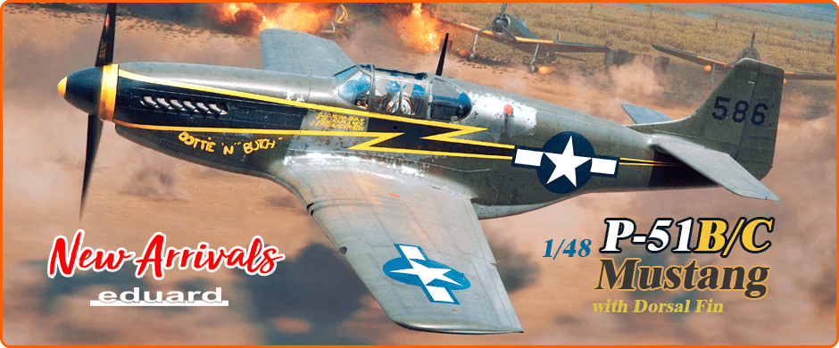 Eduard 82108 1/48 WWII US P-51B/C Mustang with Dorsal Fin