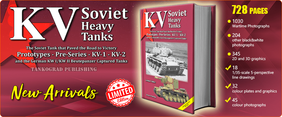 KV Soviet Heavy Tanks: Prototypes, Pre-Series, KV-1, KV-2 (English, 728 pages)