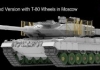 1/35 Leopard 2A6 Captured Version w/T-80 Wheels in Moscow