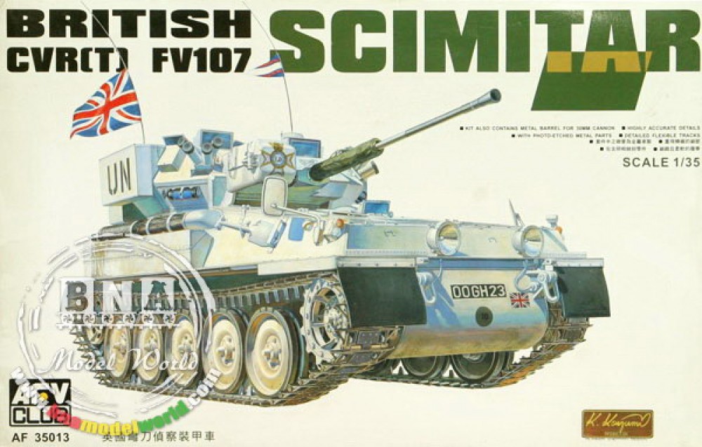 1/35 British CVR(T) FV107 Scimitar Armoured Recon Vehicle