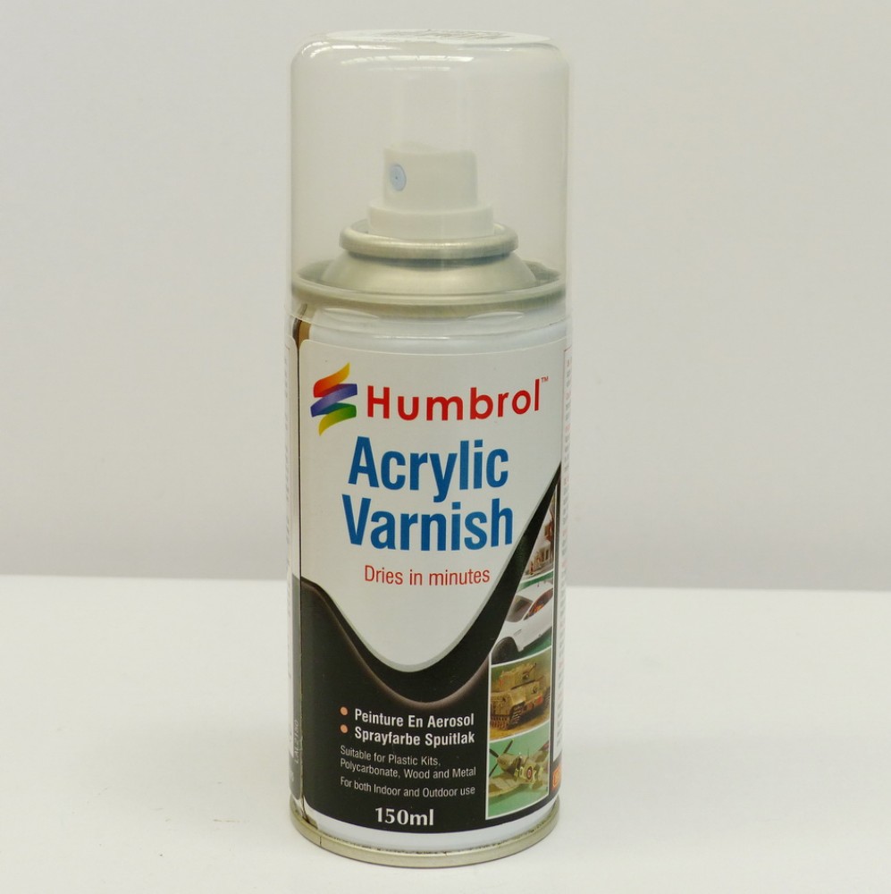 Acrylic Varnish Gloss Spray Paint 150ml   HUM 6035 