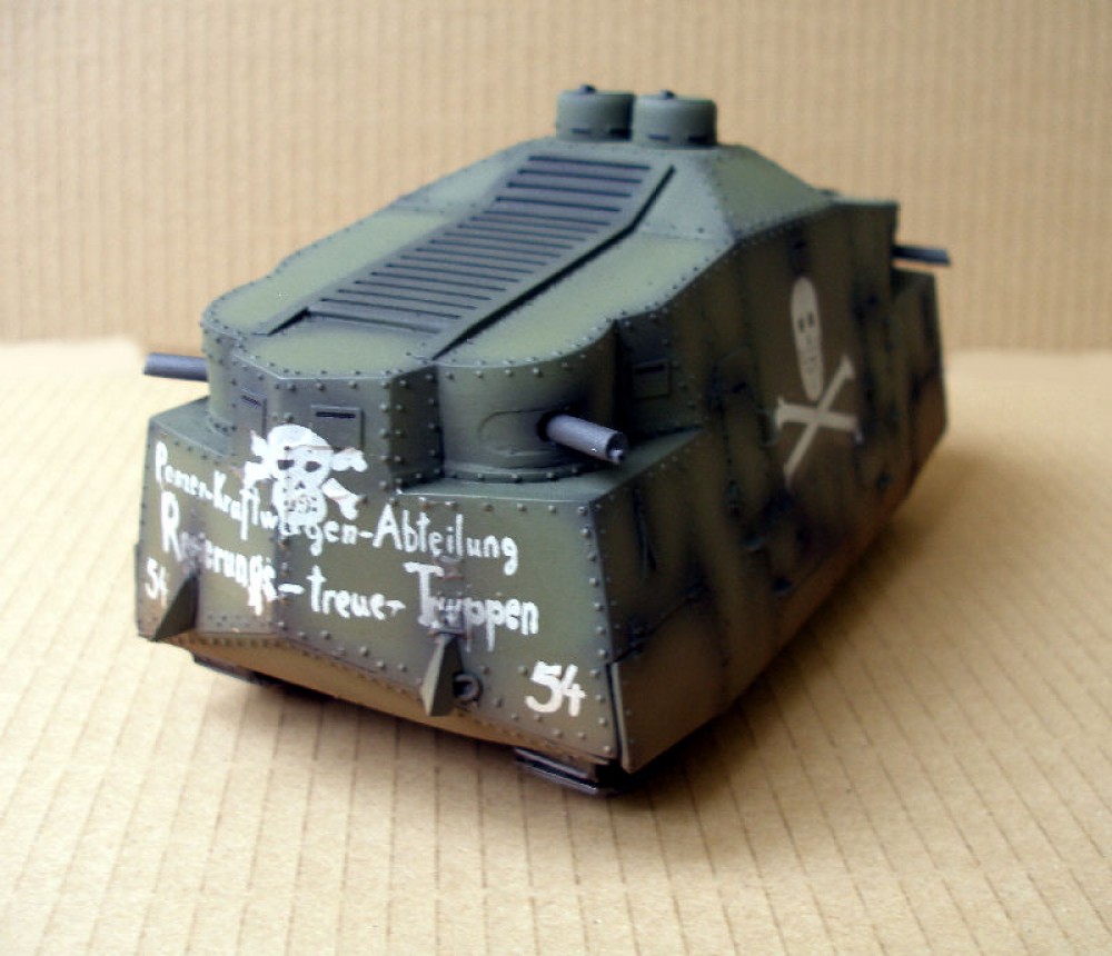 1/35 Freikorps HEDI Tank Conversion Set for Meng A7V kits