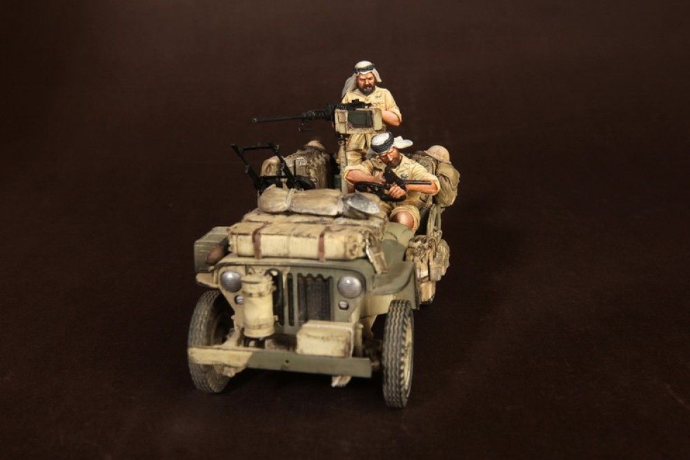 1/35 North Africa Crew of the Jeep SAS 1941-42 #1 (2 figures)