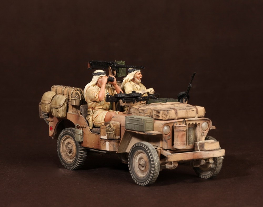 1/35 North Africa Crew of the Jeep SAS 1941-42 #4 (2 figures)