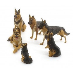 Mr.Z 1:6 German Shepherd Dog Animal Resin Simulation Toy 2 Color toy figure