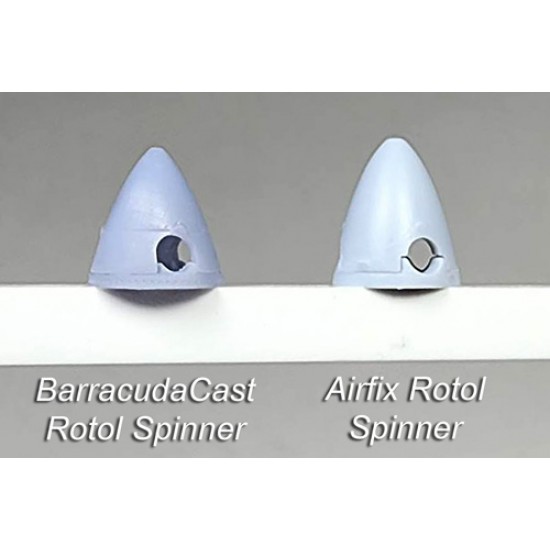 1/72 Supermarine Spitfire Vb/Vc Corrected Spinners for Airfix kits