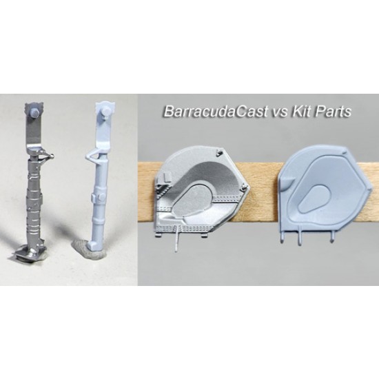 1/72 BAC Lightning Landing Gear Set for Airfix kits