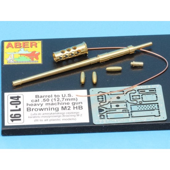 1/16 Barrel for U.S Heavy Machine Gun cal .50 (12.7mm) Browning M2 HB