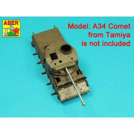 1/35 British A34 Comet Gun Barrel for Tamiya kits