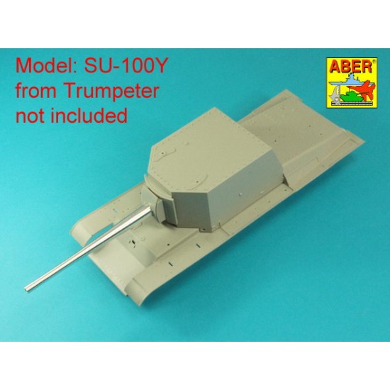 1/35 Soviet SU-100Y SPG 130mm B-13 Gun Barrel for Trumpeter kits