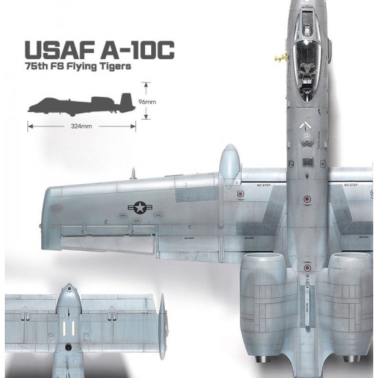1/48 USAF Fairchild Republic A-10C Thunderbolt II 75th FS Flying Tigers