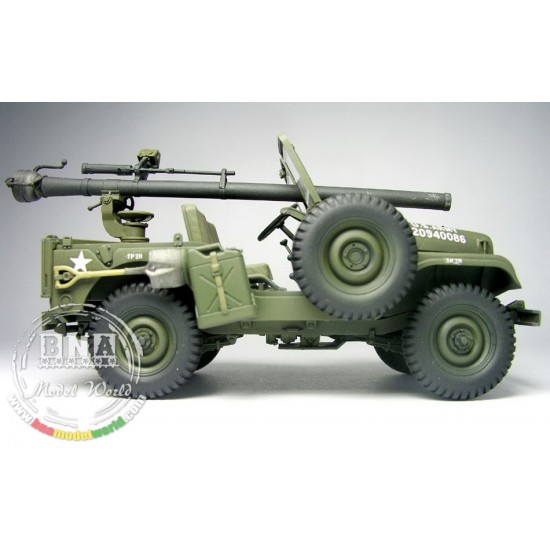 1/35 US M38A1C 1/4t 4X4 Army & Marine W/M40A1 106mm Recoilless Rifle