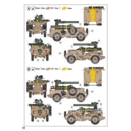 1/35 IDF 1/4 TON 4x4 Anti-tank Missile Vehicle M38A1/CJ5 Orev