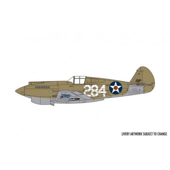 1/72 Curtiss P-40B Warhawk Fighter Aircraft