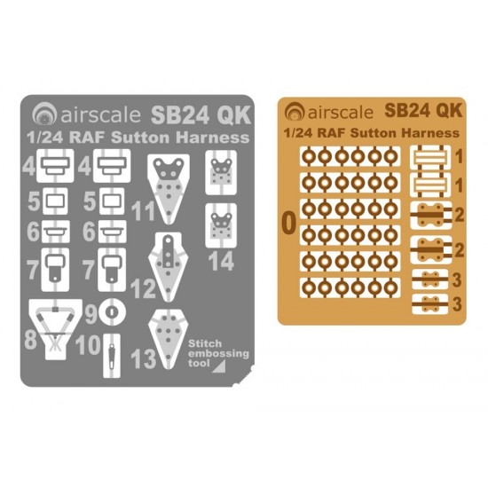 1/24 RAF Seatbelts (Sutton Harness)