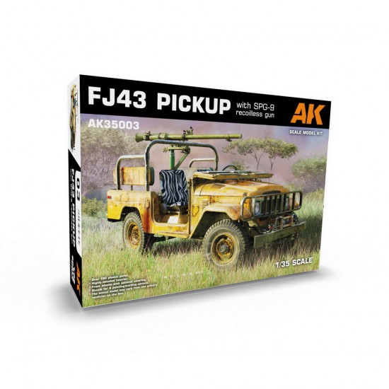 1/35 FJ43 Pickup with SPG-9, Recoilless Gun