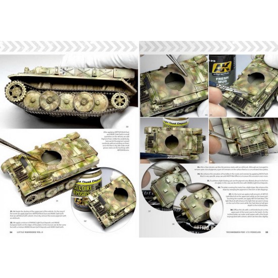 Little Warriors - Techniques on 1:72 Scale Vehicles Vol. II (English, 152 pages)