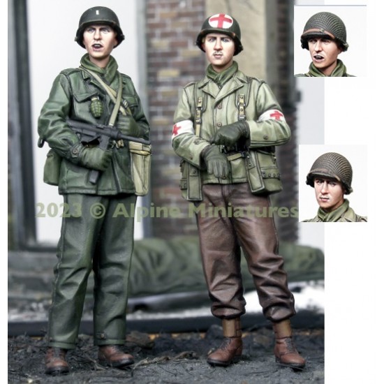 1/35 US Infantry & Medic Set (2 figures)