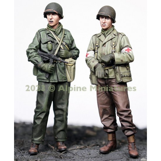 1/35 US Infantry & Medic Set (2 figures)