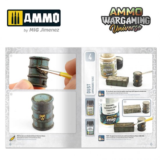 Ammo Wargaming Universe Book #06 - Weathering Combat Vehicles (Multilingual Book)