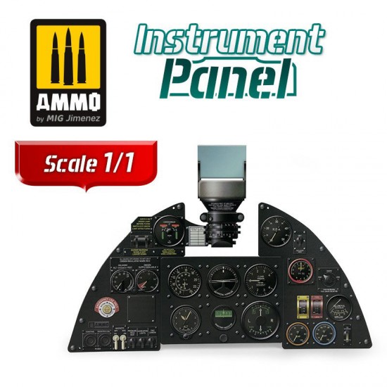 1/1 Hawker Hurricane Mk. I Instrument Panel (930 x 624 x 30 mm)