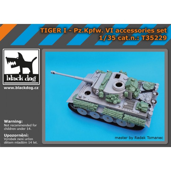 1/35 Tiger I PzKpfw VI Accessories Set for Academy kits