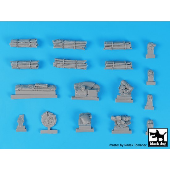 1/35 Tiger I PzKpfw VI Accessories Set for Academy kits