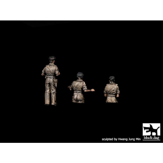 1/72 British Tank Crew, Africa (6 figures)