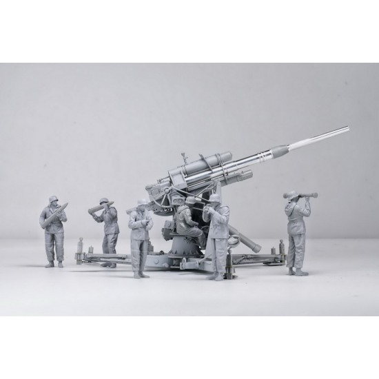 1/35 German 88mm Gun Flak 36 w/Anti-aircraft Artillery Crews (1 kit & 6 figures)