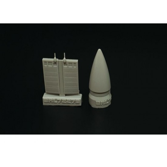 1/72 MiG-29A Radome & Closed Upper Jet Intakes for Italeri kits