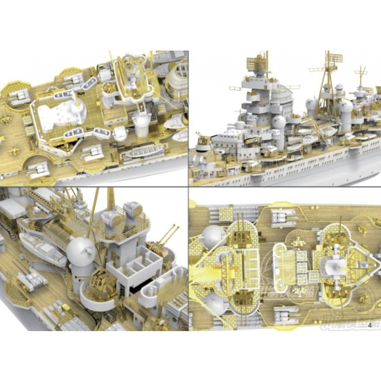 1/350 SMS Hindenburg Battlecruiser Resin Kit [Dexlue Edition]