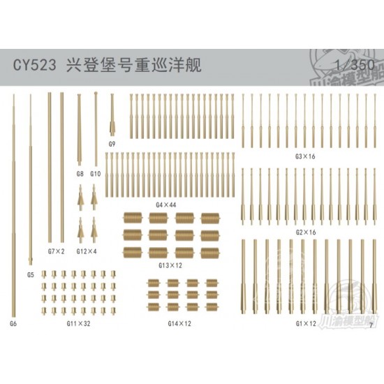 1/350 SMS Hindenburg Battlecruiser Resin Kit [Dexlue Edition]