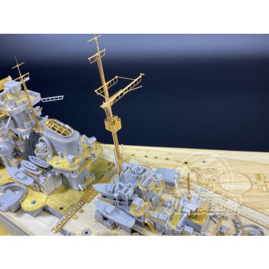 1/350 German Battleship Bismarck Super Detail Set for Trumpeter kits #05358