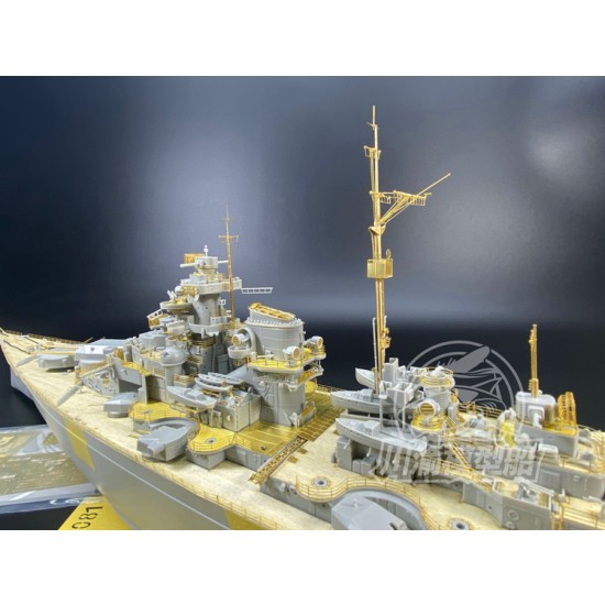 1/350 German Battleship Bismarck Super Detail Set for Trumpeter kits #05358