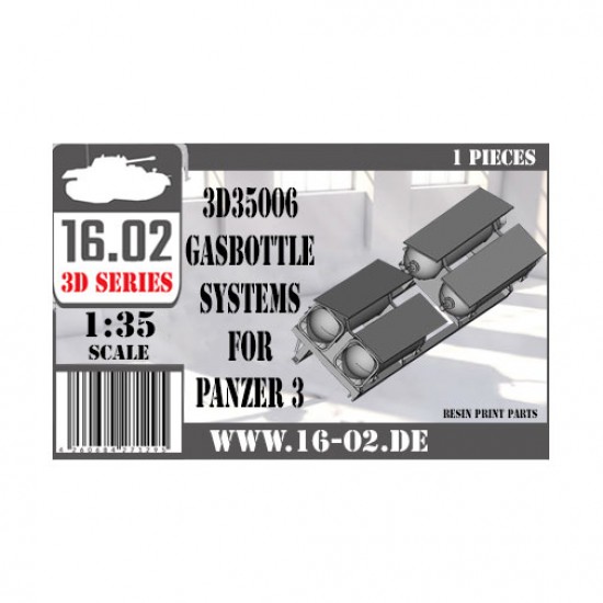 1/35 Gasbottlesystems for Panzer 3