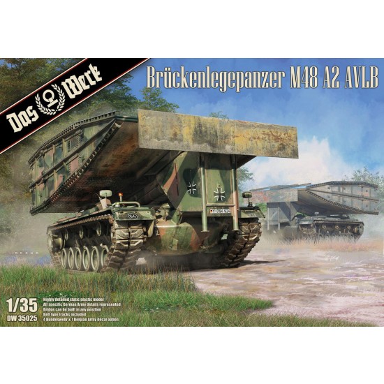 1/35 Bruckenlegepanzer M48 A2 Armoured Vehicle Launched Bridge