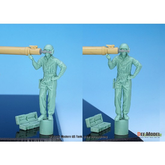 1/35 US M1 Tank Crew Boresighting w/3D M27A3 Boresight