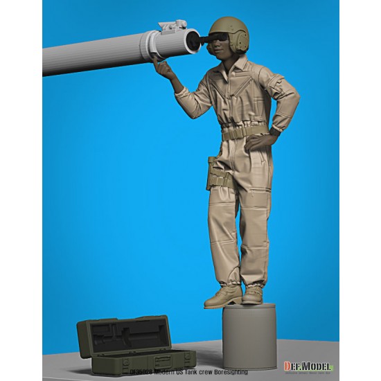 1/35 US M1 Tank Crew Boresighting w/3D M27A3 Boresight