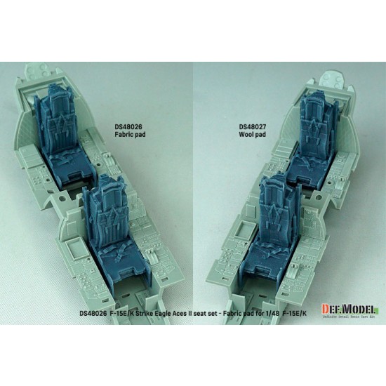 1/48 F-15E/K Strike Eagle Aces II Seats set Fabric pad ver