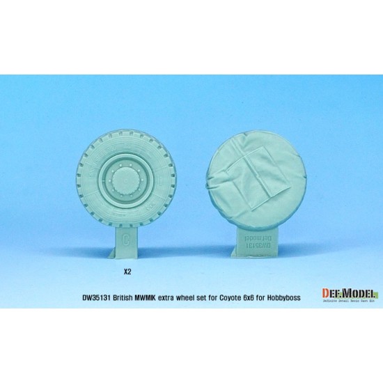 1/35 British MWMIK 6X6 Coyote Extra Sagged Wheel set for HobbyBoss kits