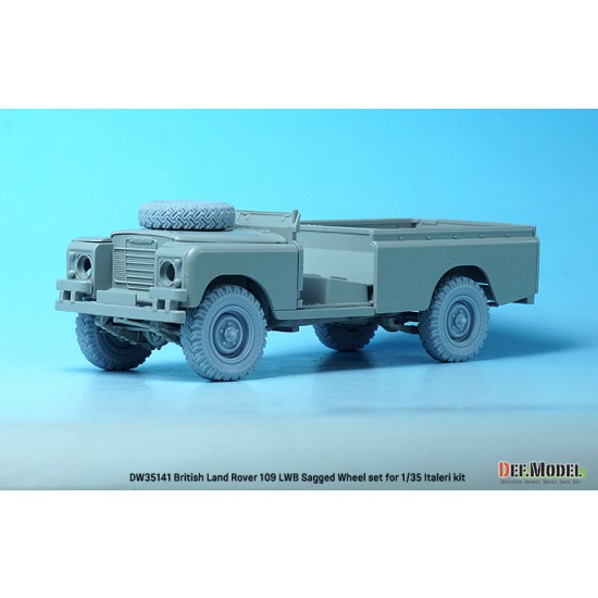 1/35 British Land Rover 109 LWB Wheel set for italeri kits