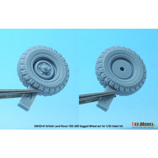 1/35 British Land Rover 109 LWB Wheel set for italeri kits