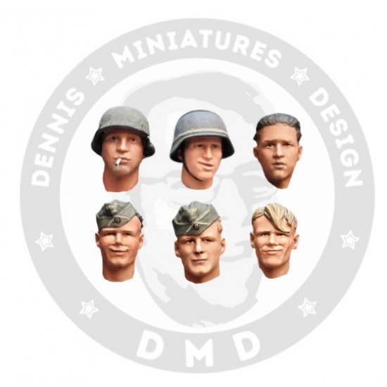 1/35 Heads Wehrmacht (6pcs)