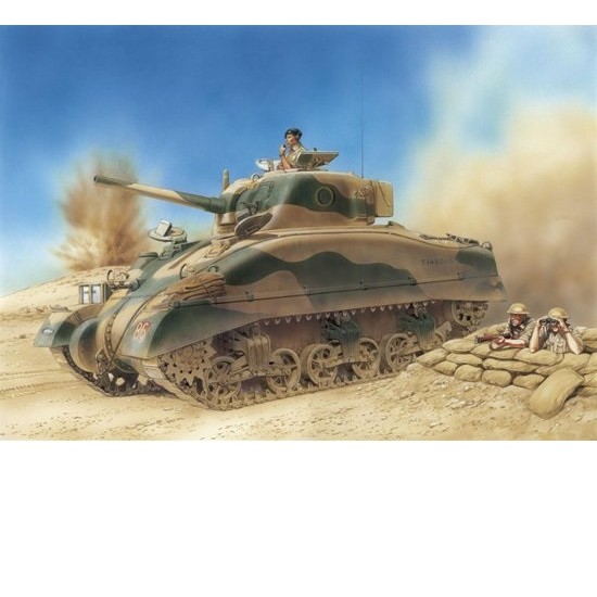 1/35 El Alamein Sherman w/Magic Tracks