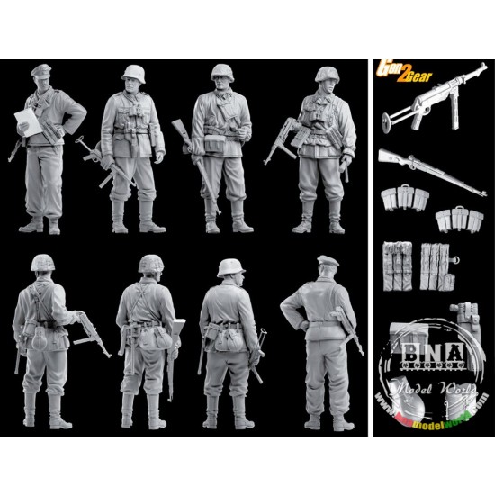 1/35 German Fighting Elite in the East (4 Figures)