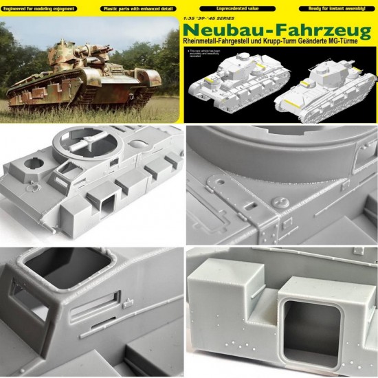 1/35 Neubau-Fahrzeug Nr.2  Medium Tank