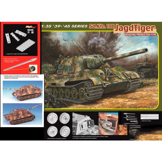 1/35 SdKfz.186 Jagdtiger Henschel Production Type