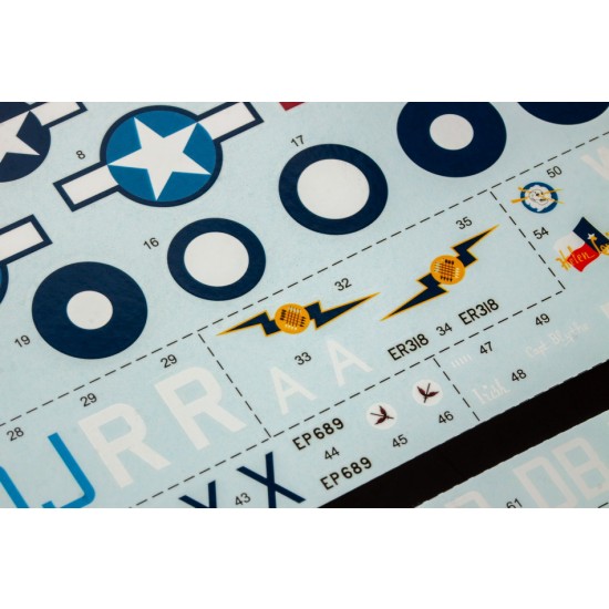 1/48 Spitfire Story Southern Star Dual Combo: WWII British Supermarine Spitfire Mk.Vb Vc [Limited Edition]